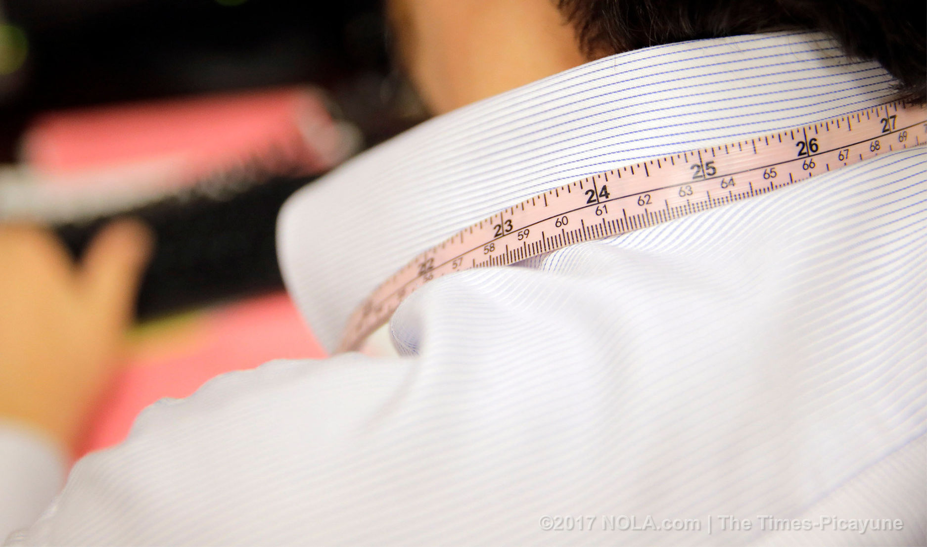 Go behind-the-scenes at Perlis, where many New Orleans men go to suit up for Carnival